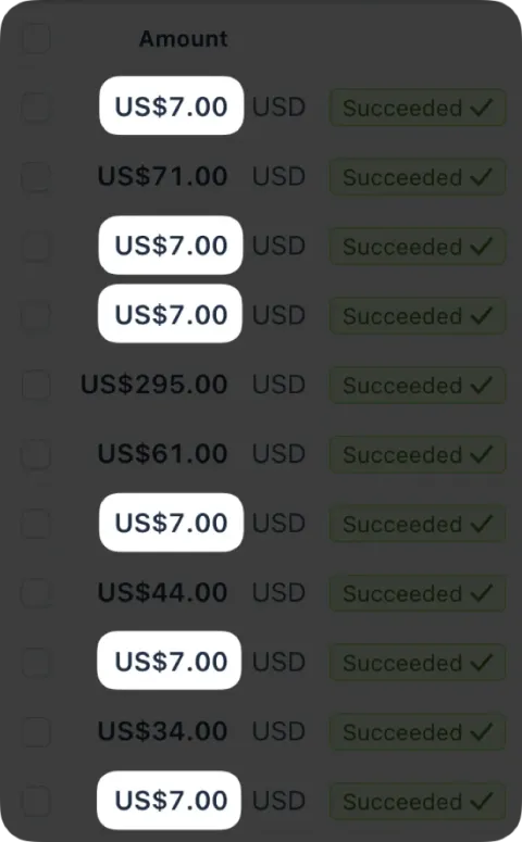 Real Stripe payments from customers buying the book