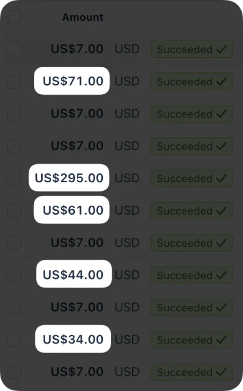 Real Stripe payments from customers buying upgrades alongside the book
